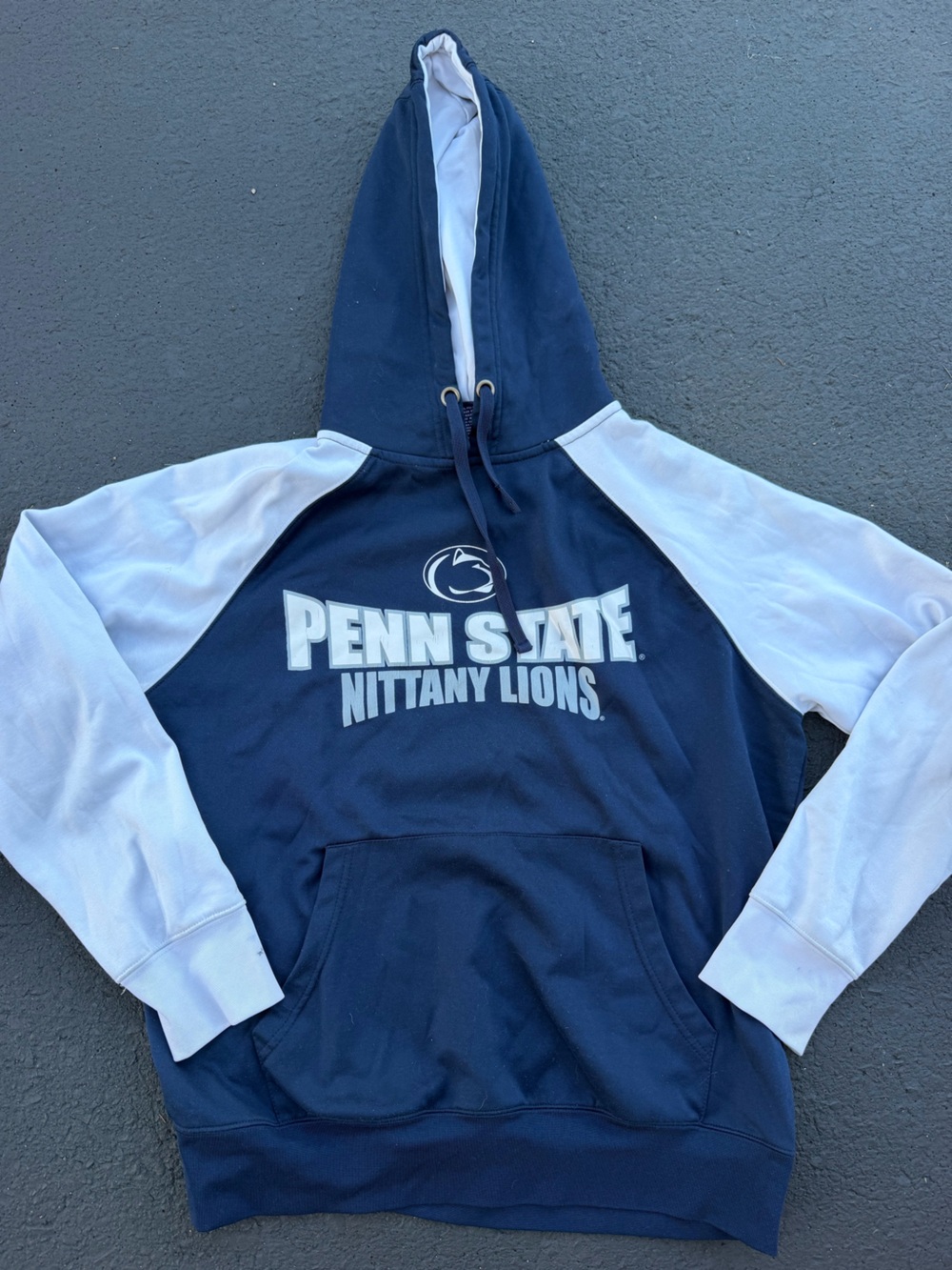 Penn State University Navy & White Hoodie